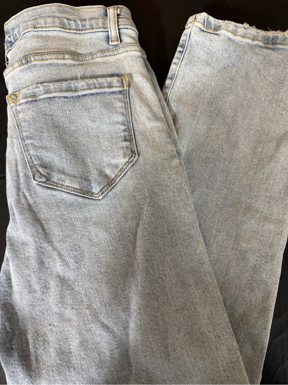 Kensie Pale Blue Straight Leg Jeans